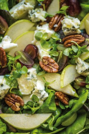 Fresh & Sweet Cheese, Pear And Grape Salad