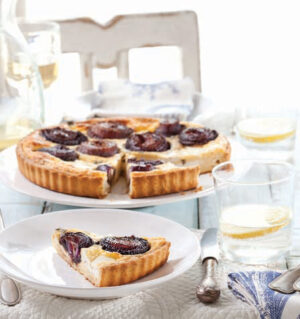 Red Onion Quiche With Goat's Cheese & Kashkaval