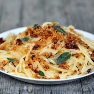 Buttered Linguine With Brown Butter And Sage