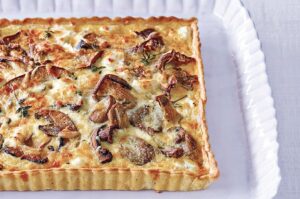 Mushroom And Goat Cheese Quiche