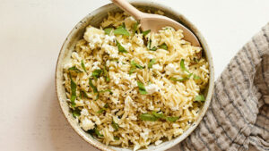 Orzo With Feta And Basil