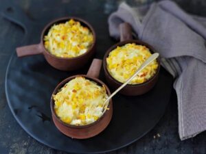 Individual Rice Noodle, Corn And Cheese Cups