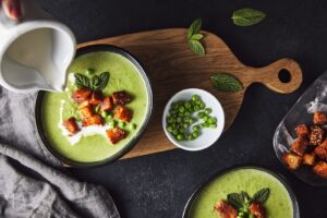 Creamy Green Pea Soup