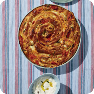 Decadent Baked Cheese Spiral