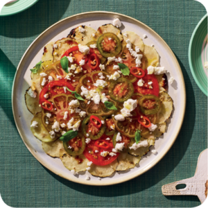 Roasted Kohlrabi-Tomato Salad