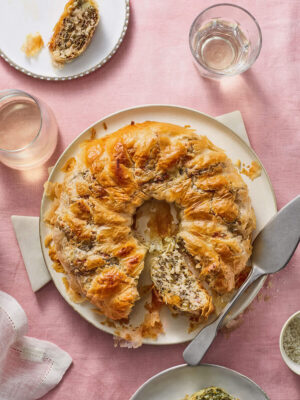 Spinach-Cheese Filo Ring