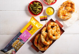 Puff Pretzels With Cheese