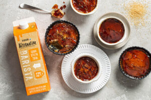 Crème Brulee with Alternative Oat Milk