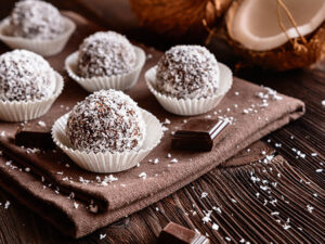 Heavenly Chocolate Coconut Truffles