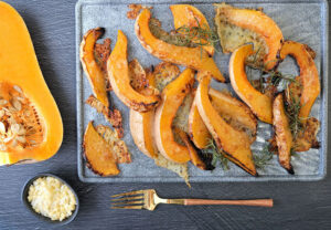 Squash With Honey and Cheese