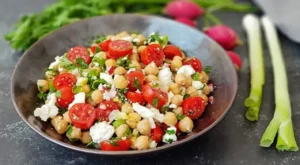 Chickpea Feta Salad