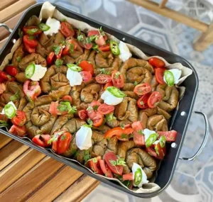 Phyllo Pastry with Spinach and Labaneh