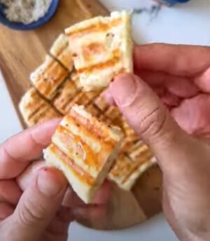 Baked Feta Cheese Snack