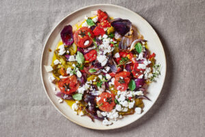 Roasted Vegetable Salad with Feta