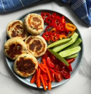 Pan-Fried Double Cheese Buns