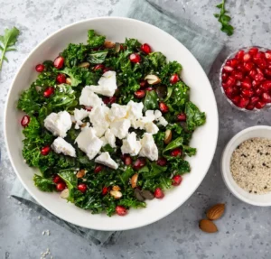Herb Salad with Feta and Pomegranate