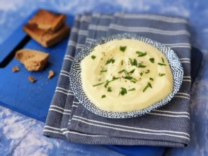 Garlic Potato Dip with Feta Delight